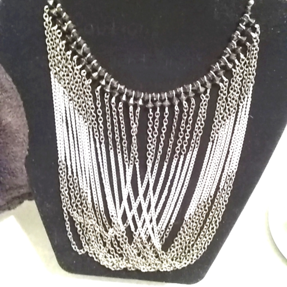 Erica Lions beads chains necklace.
